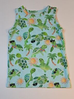 Birdie Bean Bamboo Turtle Print Tank Top